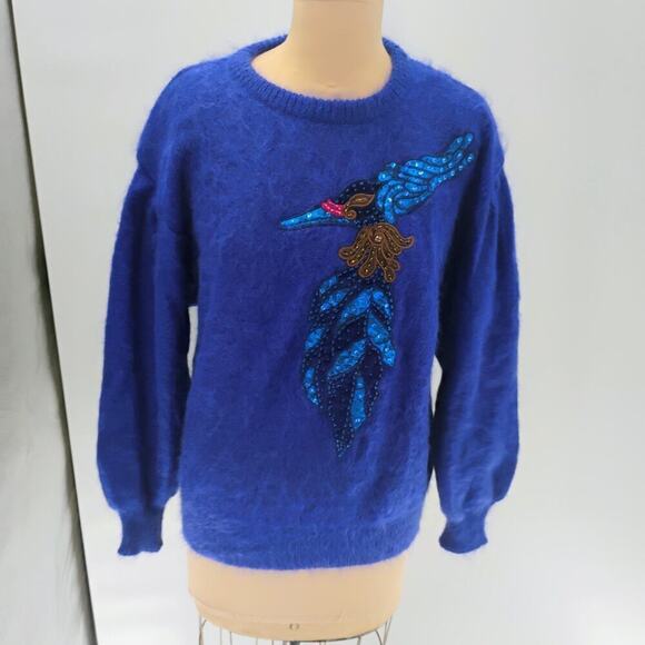 Escada By SRB Pullover Mohair Sweater Womens Size 42 Made In Germany - Picture 11 of 14